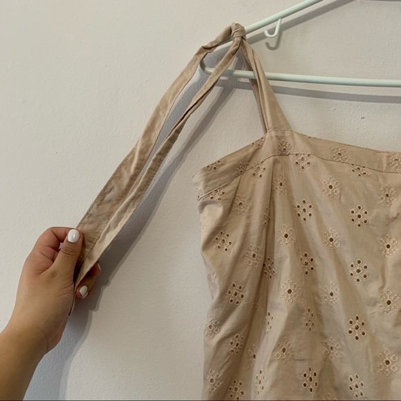 🧡3/$30 Aerie Light Pink Crop Eyelet Tank in Small - Picture 4 of 9